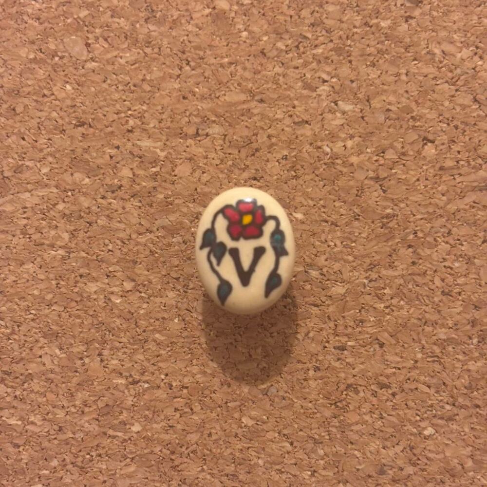 White and red flower and